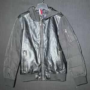 Tommy Hilfiger Men's Faux Leather Motorcycle Jacket